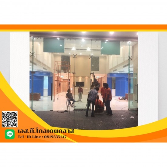 รับติดตั้งกระจกอลูมิเนียม - เอส ที โกลเดน กลาส - ติดตั้งประตูบานสวิง  ฉะเชิงเทรา